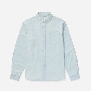 Indigo Blue Denim Shirt L